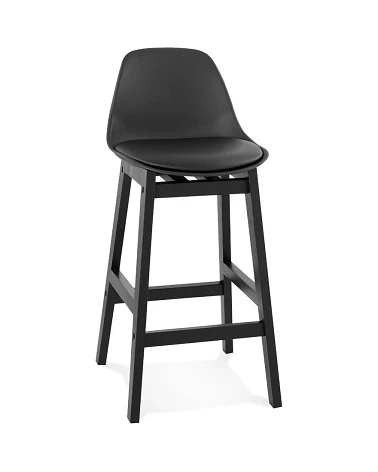 Tabouret de bar design Turel mini Noir