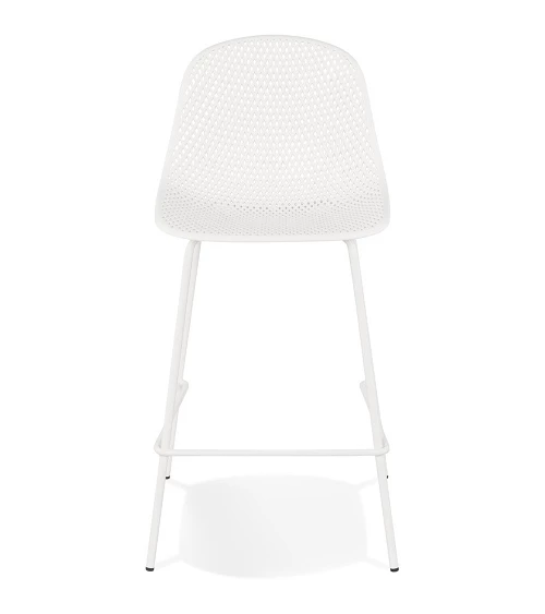 Tabouret haut métal ELLEN MINI Blanc