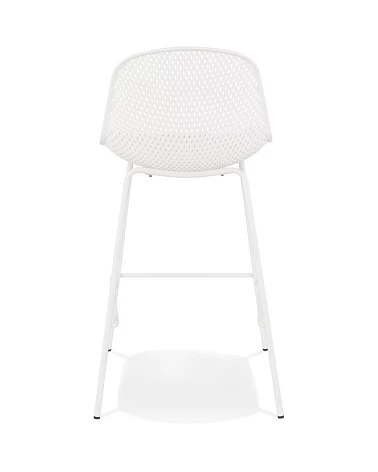 Tabouret haut métal ELLEN MINI Blanc