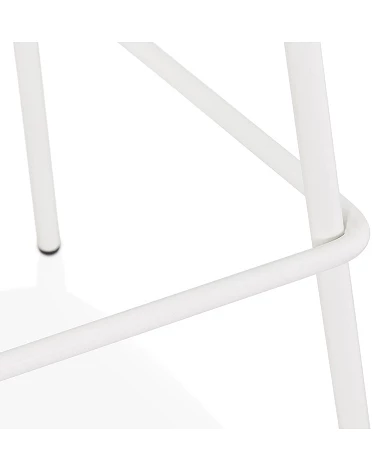 Tabouret haut métal ELLEN MINI Blanc