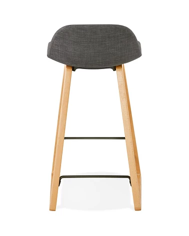 Tabouret de bar Trapu mini Tissu Gris Foncé