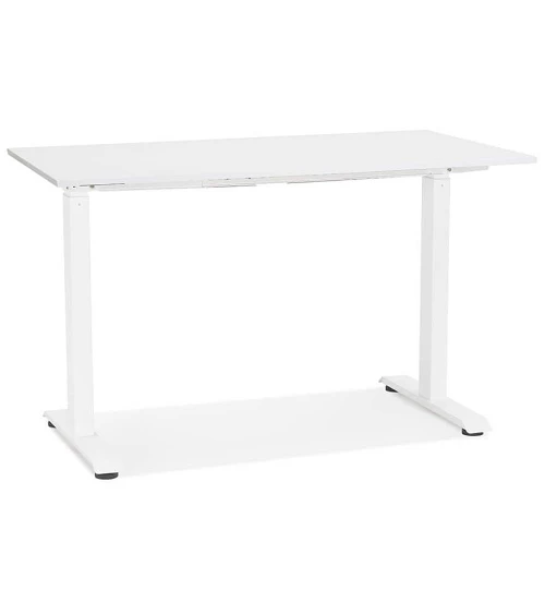 Bureau design 120 cm métal Blanc OLLA Blanc