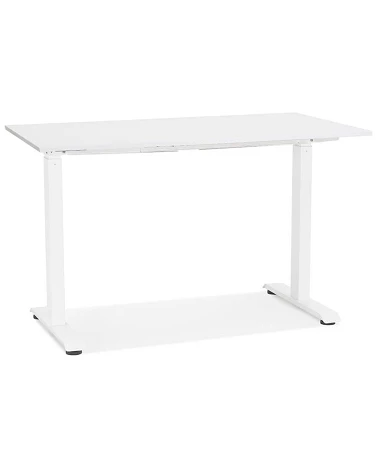 Bureau design 120 cm métal Blanc OLLA Blanc