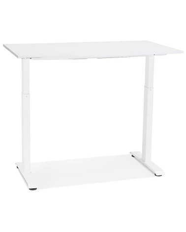 Bureau design métal Blanc 120 cm OLLA Blanc