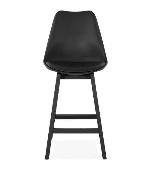 Tabouret de bar bois Noir APRIL MINI poly Noir