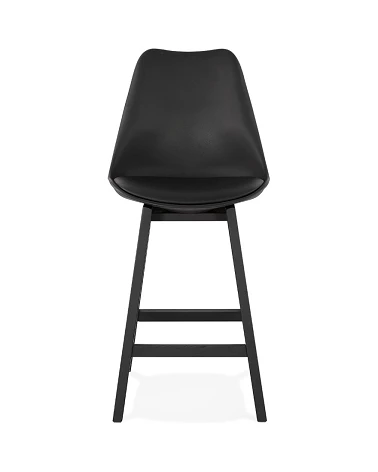 Tabouret de bar bois Noir APRIL MINI poly Noir