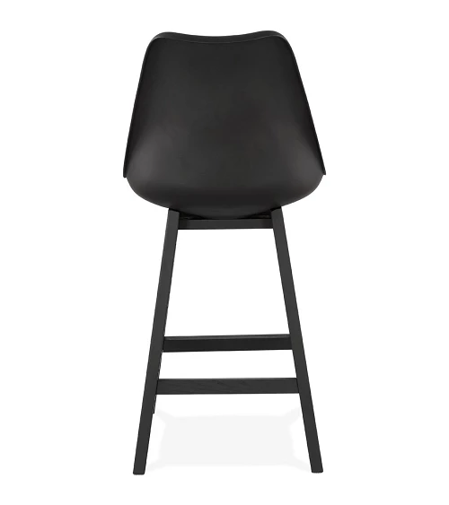 Tabouret de bar bois Noir APRIL MINI poly Noir