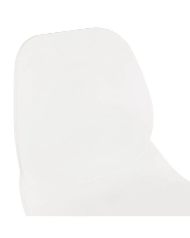 Chaise en bois REPLEY Polypro Blanc