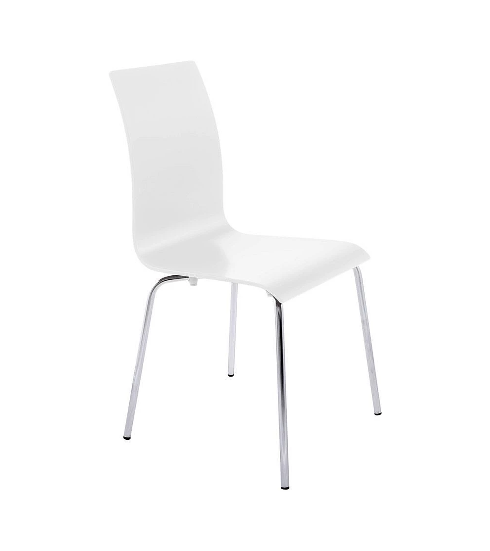 Chaise design Classic bois Blanc