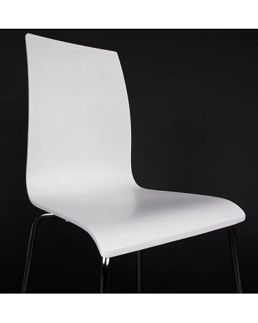 Chaise design Classic bois Blanc