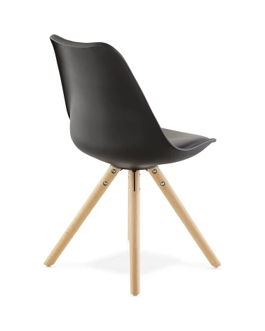 Chaise scandinave Hêtre massif Tolik Noire