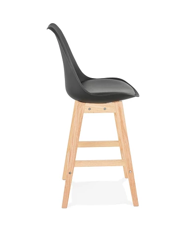 Tabouret de bar bois APRIL MINI poly Noir