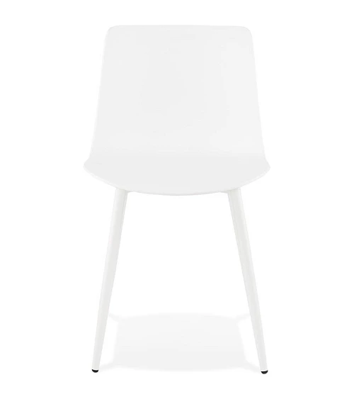 Chaise design Simpla polymère blanc