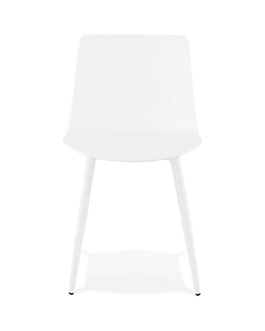 Chaise design Simpla polymère blanc