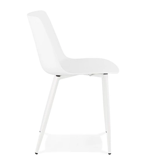 Chaise design Simpla polymère blanc