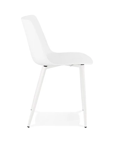 Chaise design Simpla polymère blanc