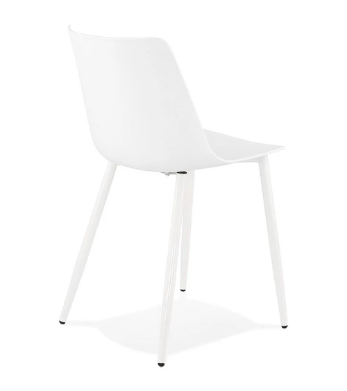 Chaise design Simpla polymère blanc