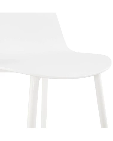 Chaise design Simpla polymère blanc