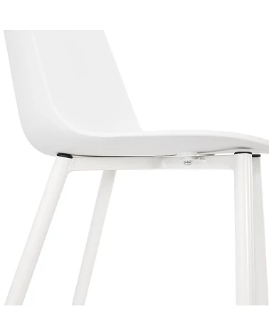 Chaise design Simpla polymère blanc