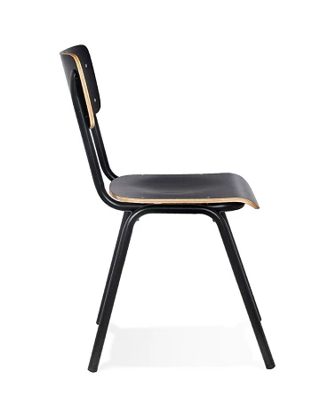 Chaise métal SKOLPO Formica Noir