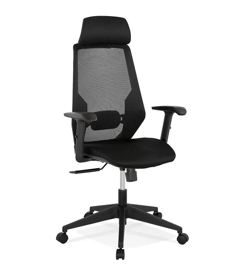 Fauteuil de bureau Reglo textile noir