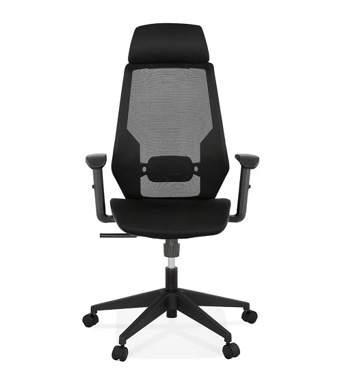 Fauteuil de bureau Reglo textile noir