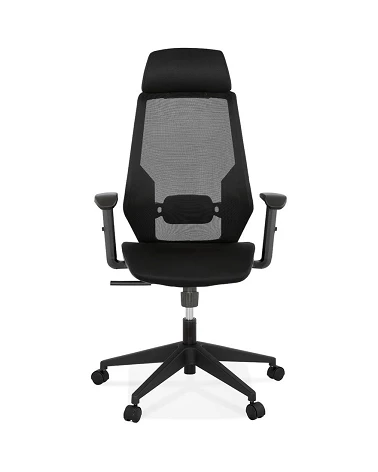 Fauteuil de bureau Reglo textile noir