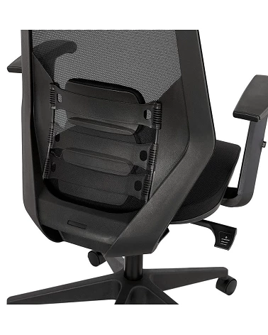 Fauteuil de bureau Reglo textile noir