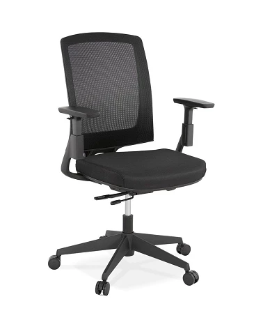 Fauteuil de bureau office textile noir