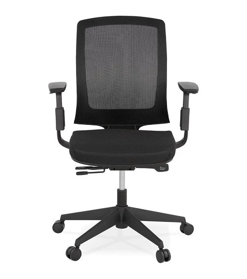 Fauteuil de bureau office textile noir