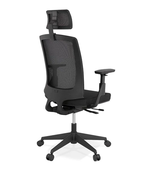 Fauteuil de bureau office textile noir