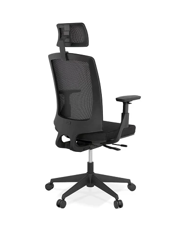 Fauteuil de bureau office textile noir