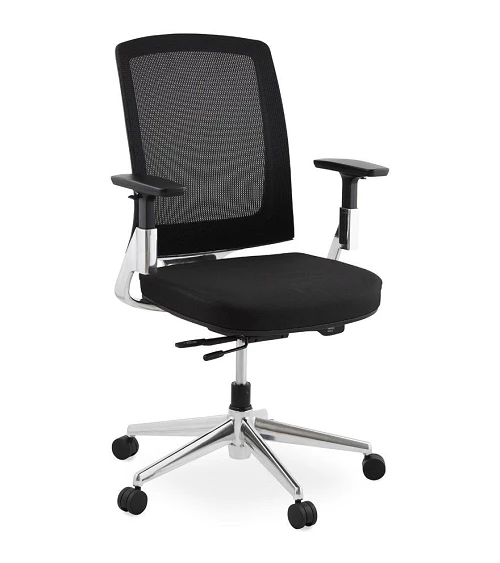 Fauteuil de bureau TEPPER maille souple noire