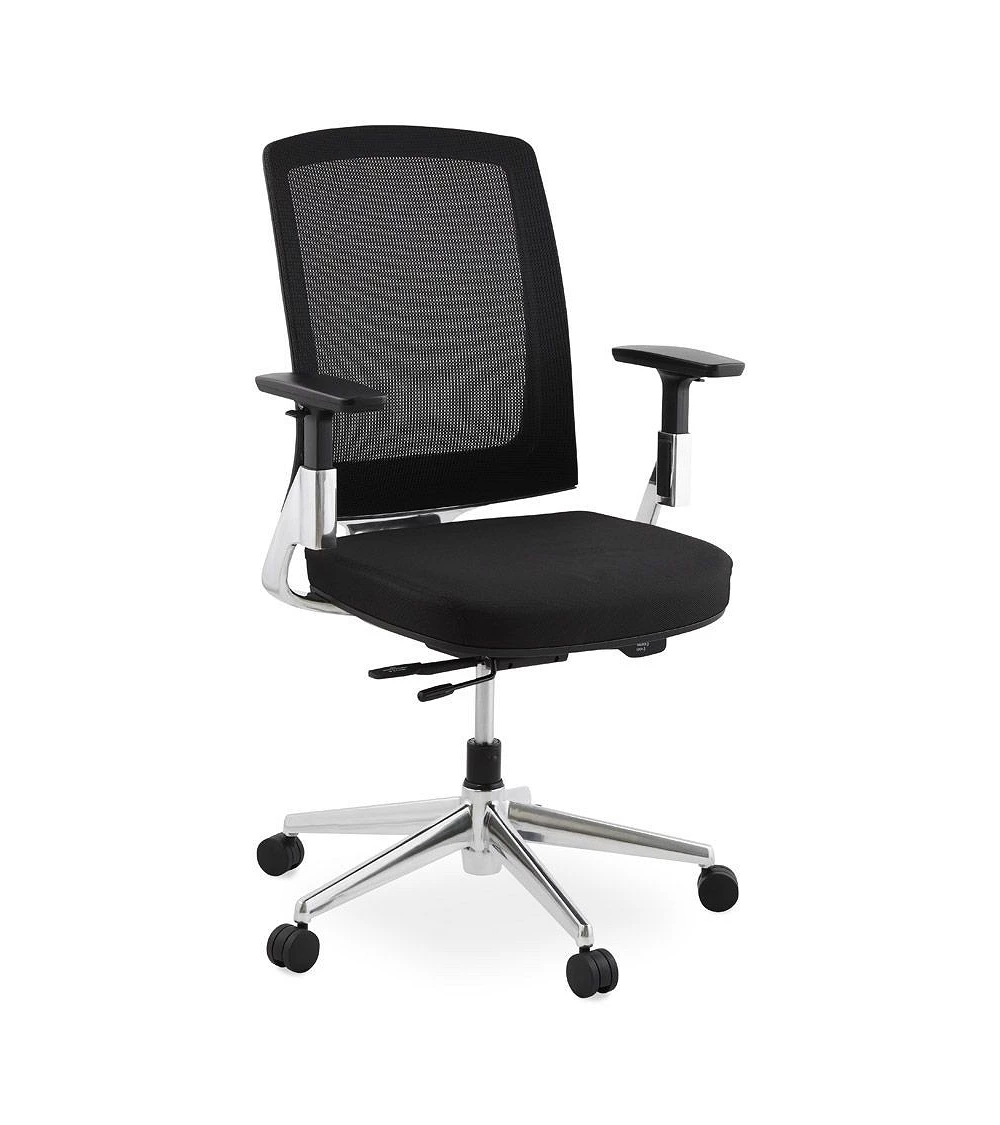 Fauteuil de bureau TEPPER maille souple noire