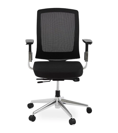 Fauteuil de bureau TEPPER maille souple noire