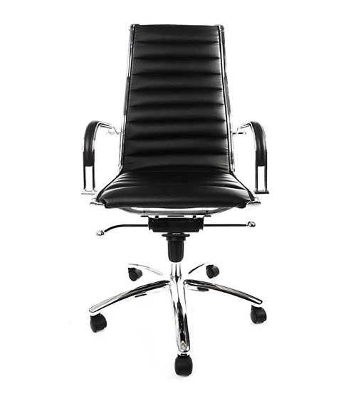 Fauteuil de bureau TORINO simili cuir Noir