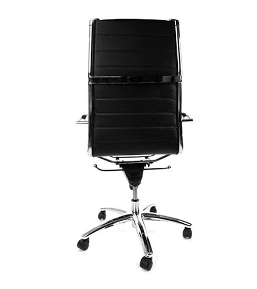 Fauteuil de bureau TORINO simili cuir Noir