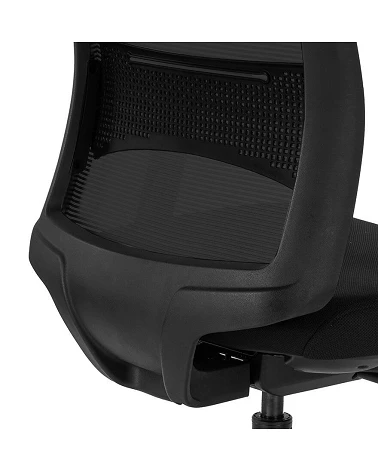 Fauteuil de bureau YORK textile noir