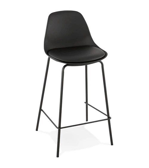 Chaise de bar design Escal Mini Polypro Noir