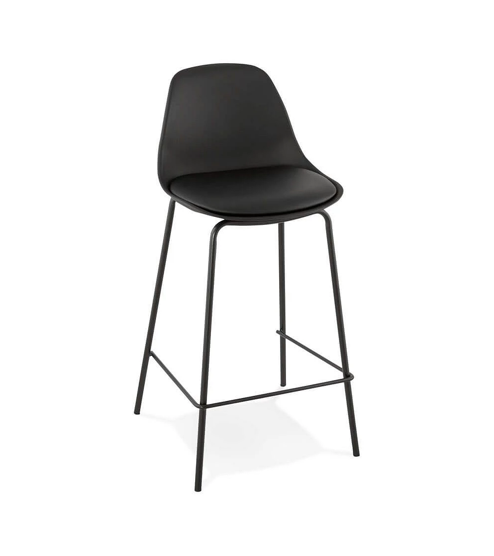 Chaise de bar design Escal Mini Polypro Noir