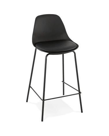 Chaise de bar design Escal Mini Polypro Noir