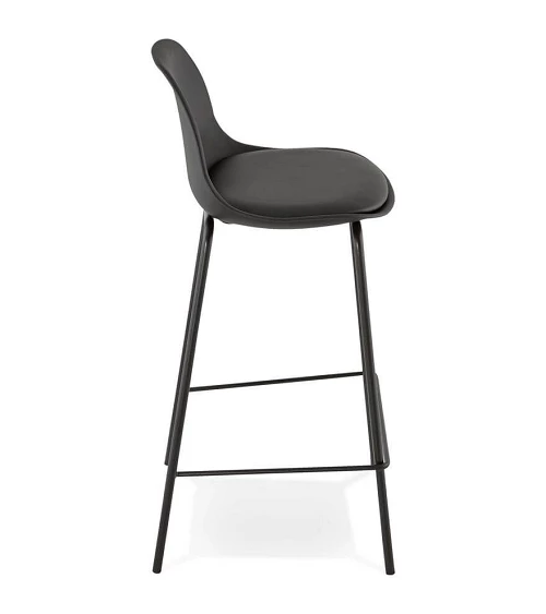 Chaise de bar design Escal Mini Polypro Noir