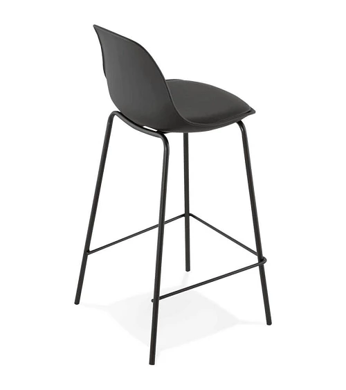 Chaise de bar design Escal Mini Polypro Noir