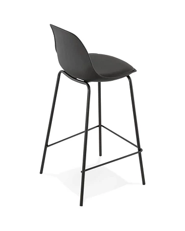 Chaise de bar design Escal Mini Polypro Noir