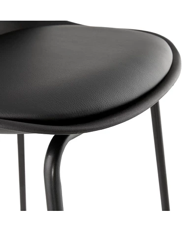 Chaise de bar design Escal Mini Polypro Noir