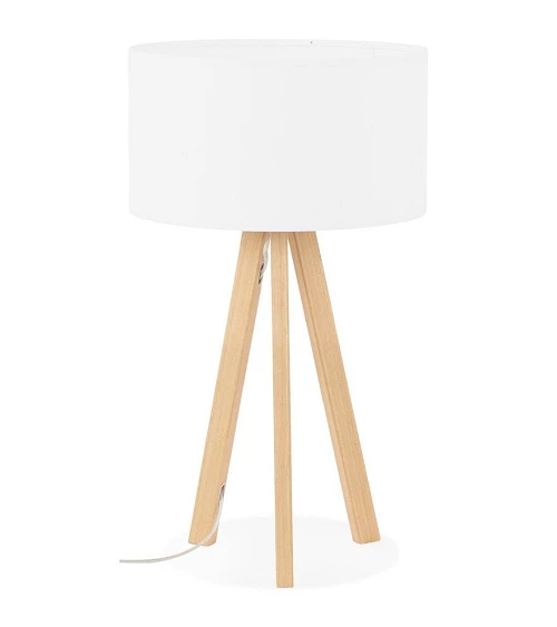 Lampe de table scandinave Trivet Mini Blanc