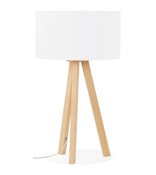 Lampe de table scandinave Trivet Mini Blanc