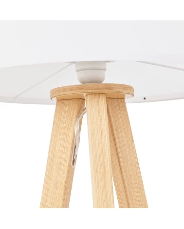 Lampe de table scandinave Trivet Mini Blanc