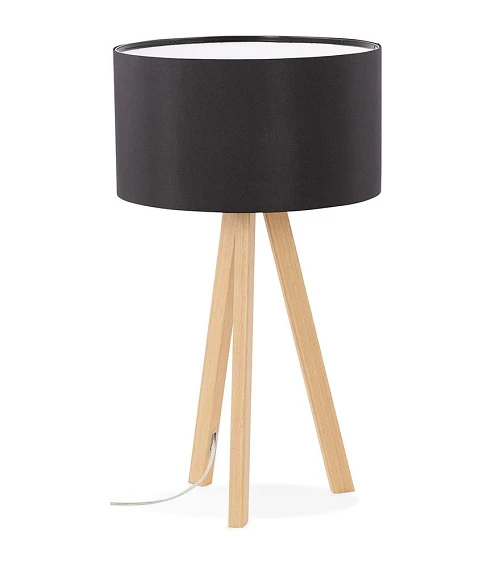 Lampe de table scandinave Trivet Mini noir