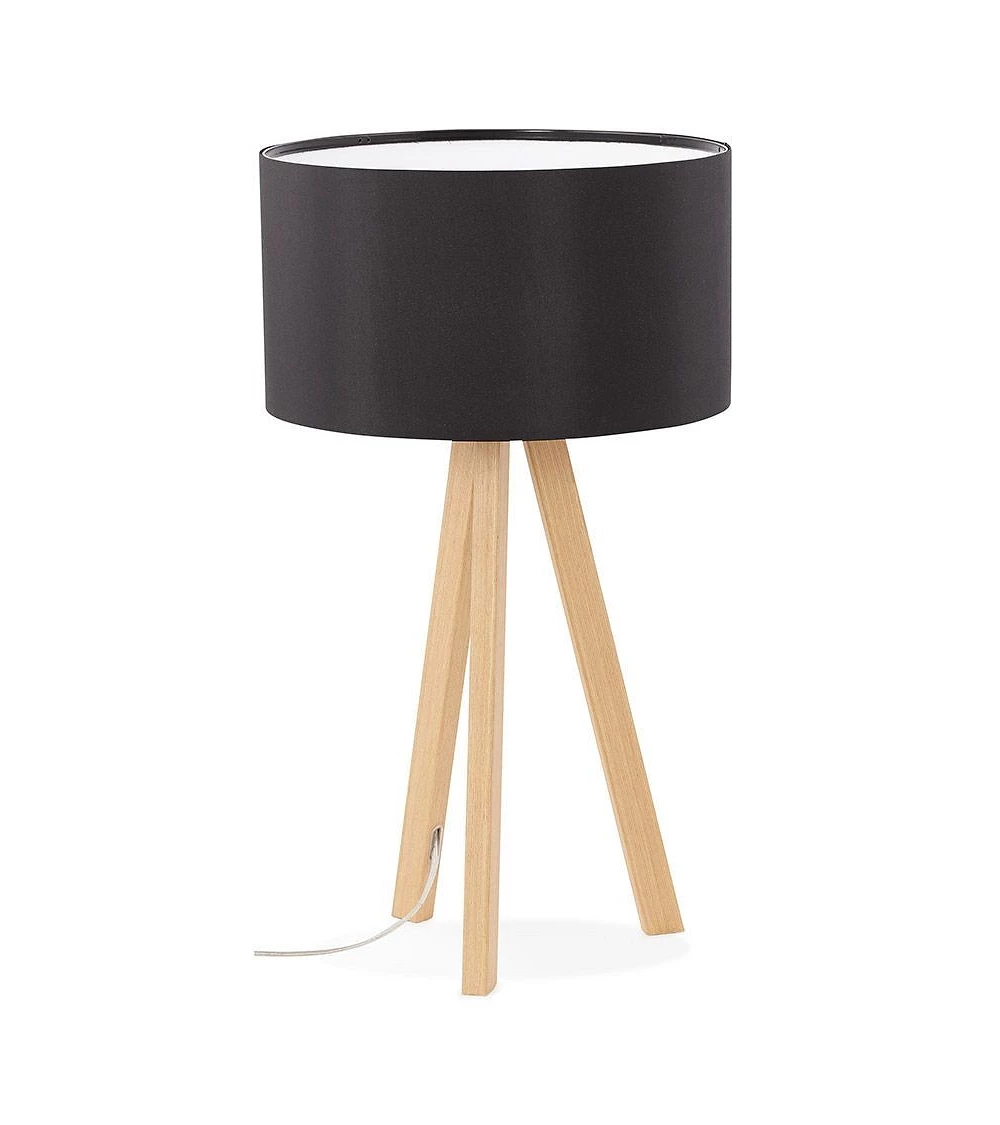 Lampe de table scandinave Trivet Mini noir